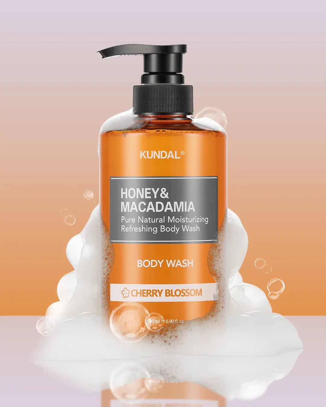KUNDAL Honey & Macadamia Pure Natural Moisturizing Refreshing Body Wash KUNDAL