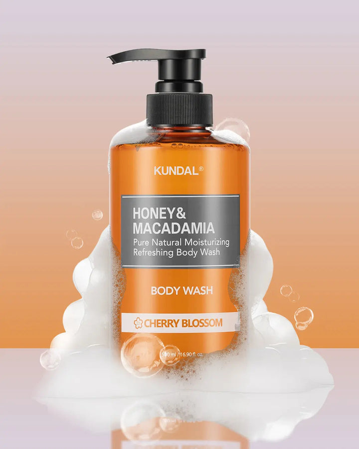 KUNDAL Honey & Macadamia Pure Natural Moisturizing Refreshing Body Wash KUNDAL