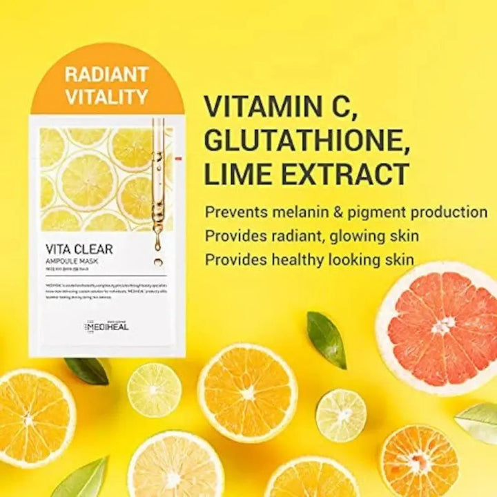 MEDIHEAL Vita Clear Ampoule Mask - Seouléa