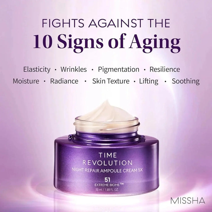 MISSHA Time Revolution Night Ampoule Cream 5X 50ml MISSHA