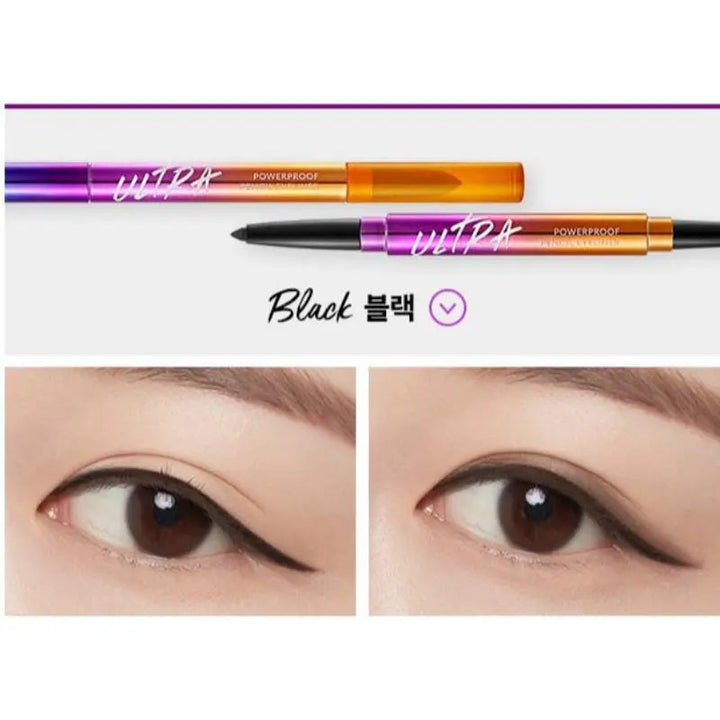 MISSHA Ultra Power Pencil Eyeliner: Black - Seouléa