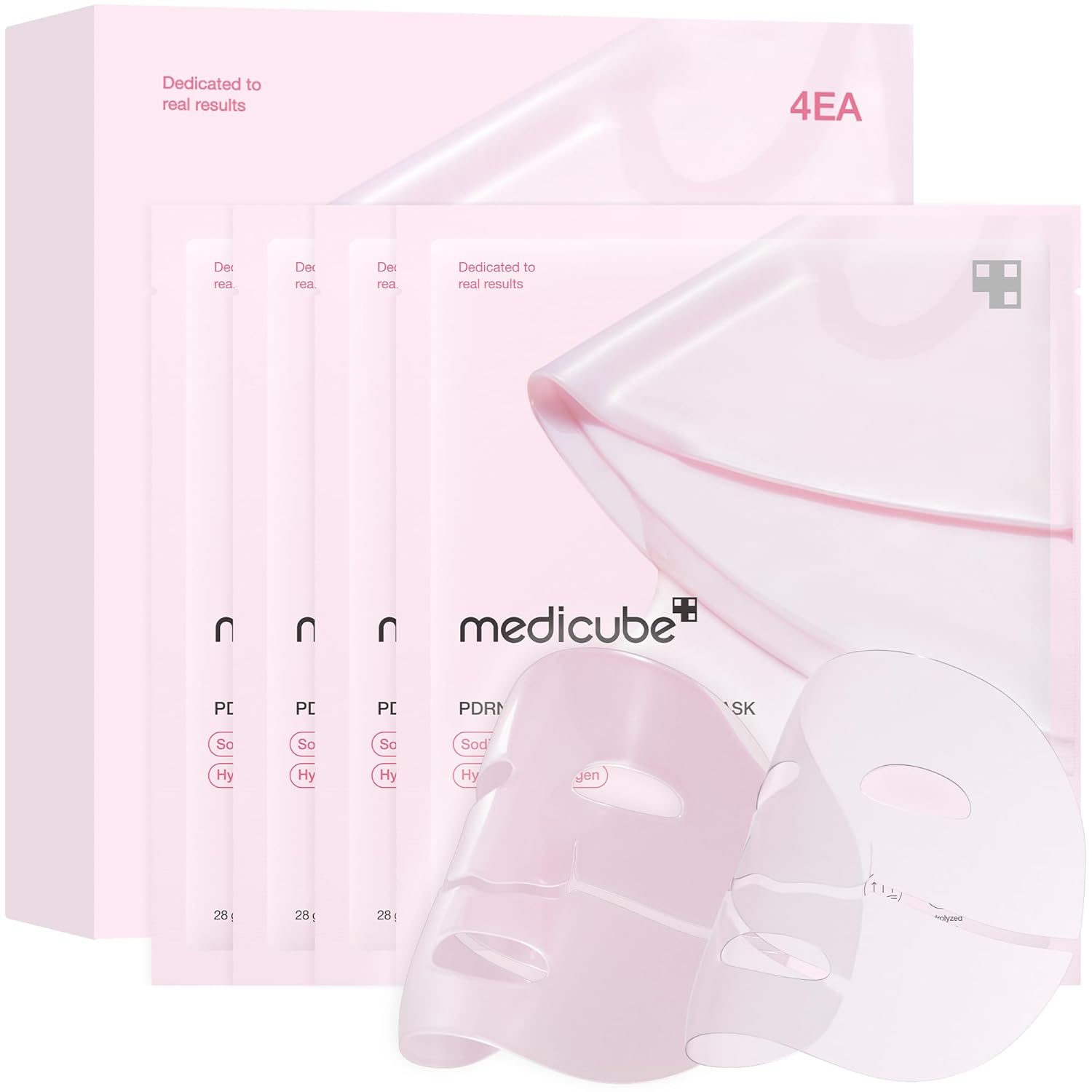 Medicube PDRN Pink Collagen Gel Mask 4 Sheets