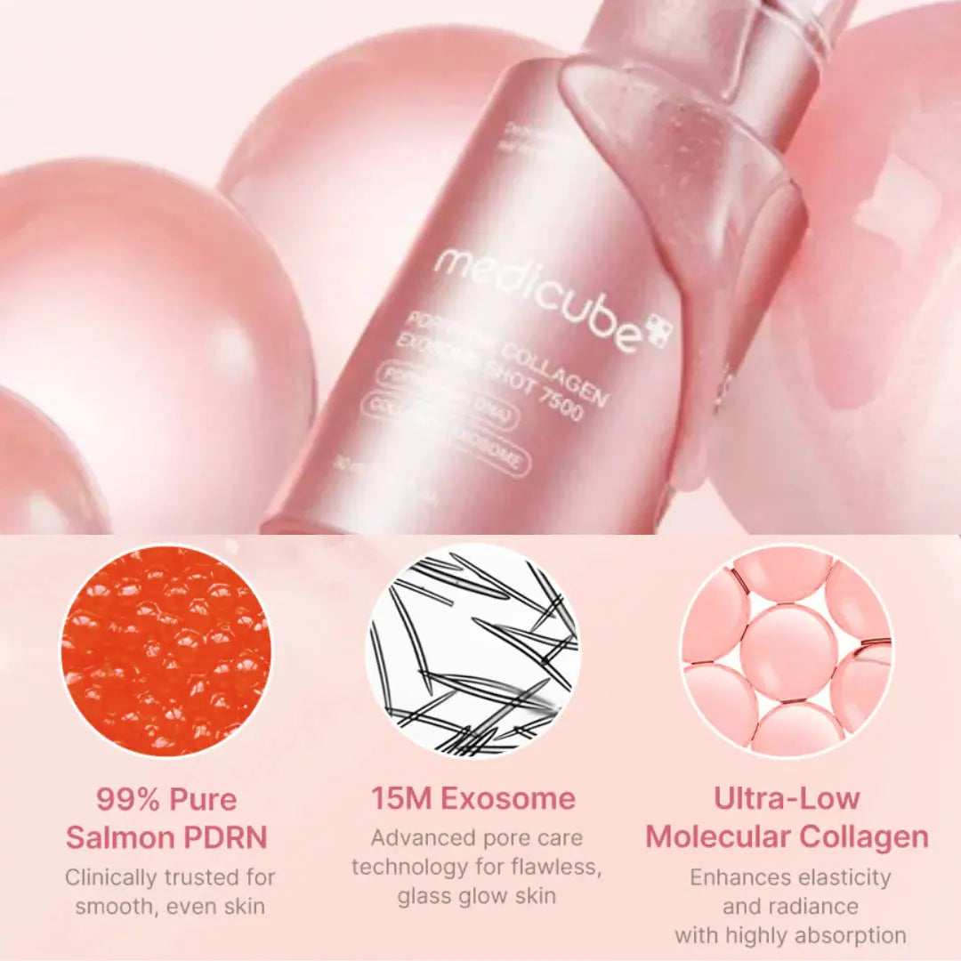 Medicube PDRN Pink Exosome Shot Serum 7500 30ml Medicube