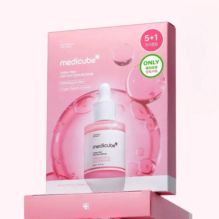 Medicube PDRN Pink Peptide Ampoule Mask Medicube