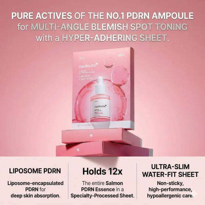 Medicube PDRN Pink Peptide Ampoule Mask Medicube