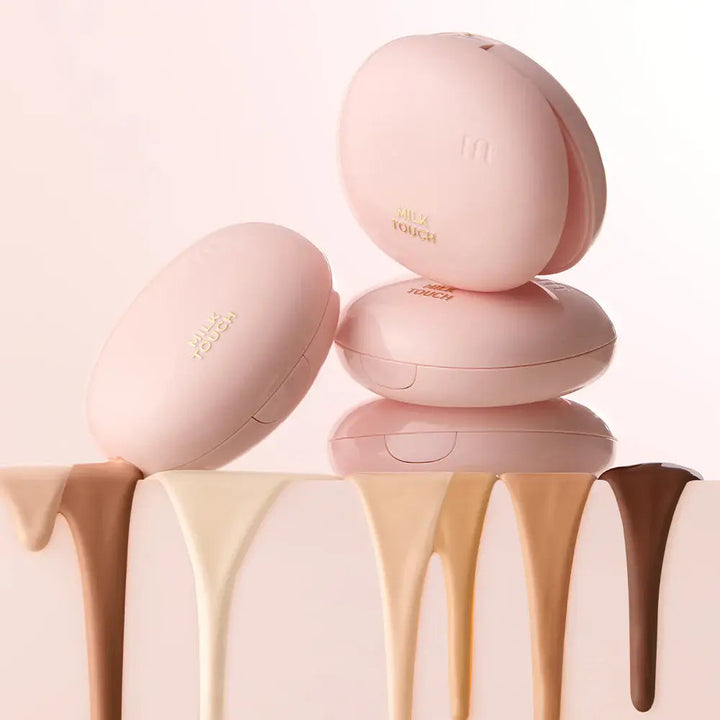 Milk Touch - All-day Skin Fit Milky Glow Cushion #19W Warm Ivory - Seouléa