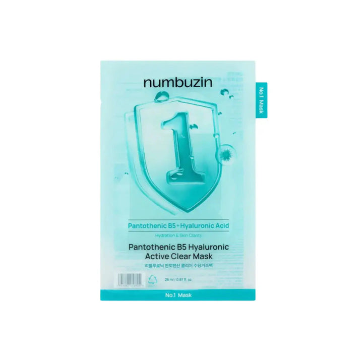 numbuzin No.1 Pantothenic B5 Hyaluronic Active Clear Mask Sheet (26ml) Numbuzin