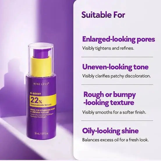 NINELESS B-Boost 22% Niacinamide Serum NINELESS