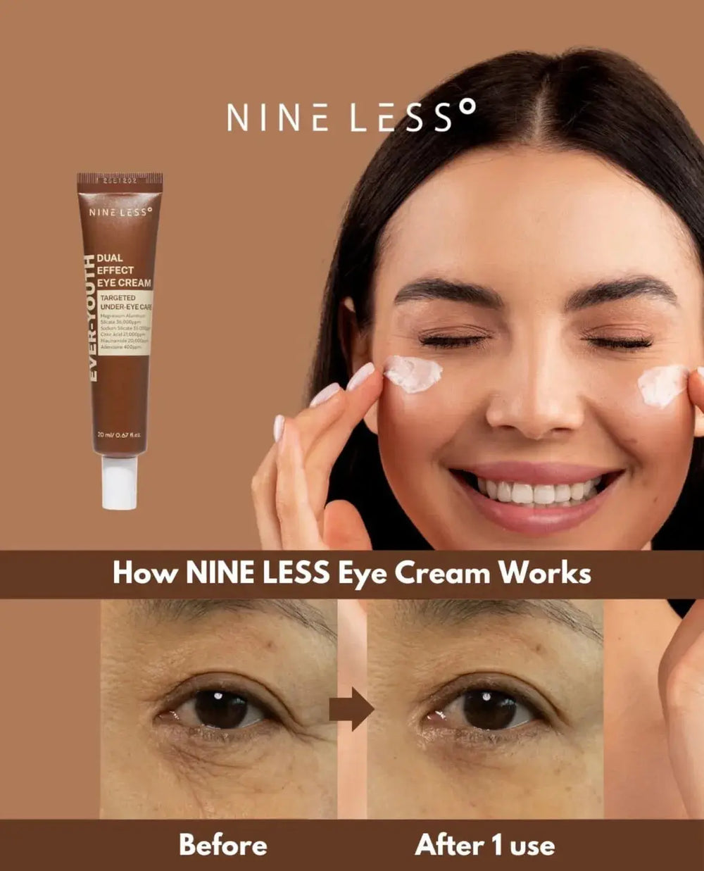 NINELESS Ever-Youth Dual Effect Eye Cream NINELESS