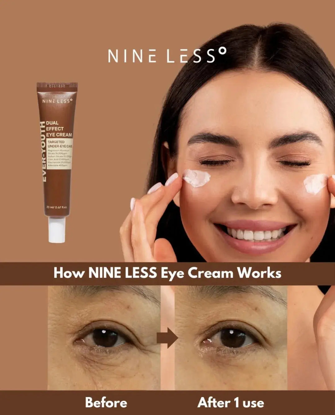 NINELESS Ever-Youth Dual Effect Eye Cream NINELESS