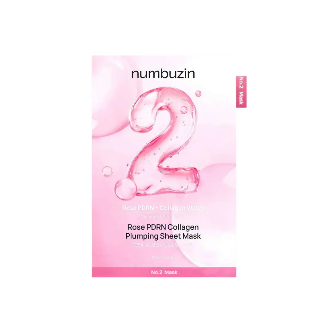 Numbuzin No.2 Rose PDRN Collagen Plumping Sheet Mask Numbuzin
