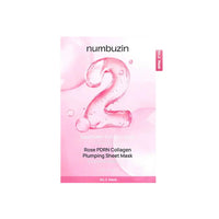 Numbuzin No.2 Rose PDRN Collagen Plumping Sheet Mask Numbuzin