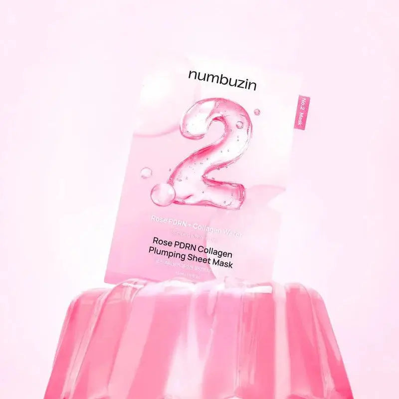 Numbuzin No.2 Rose PDRN Collagen Plumping Sheet Mask Numbuzin