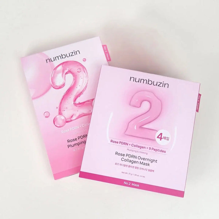 Numbuzin No.2 Rose PDRN Collagen Plumping Sheet Mask Numbuzin