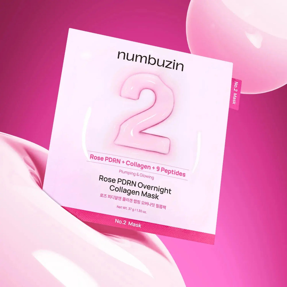 Numbuzin No.2 Rose PDRN Collagen Plumping Sheet Mask Numbuzin