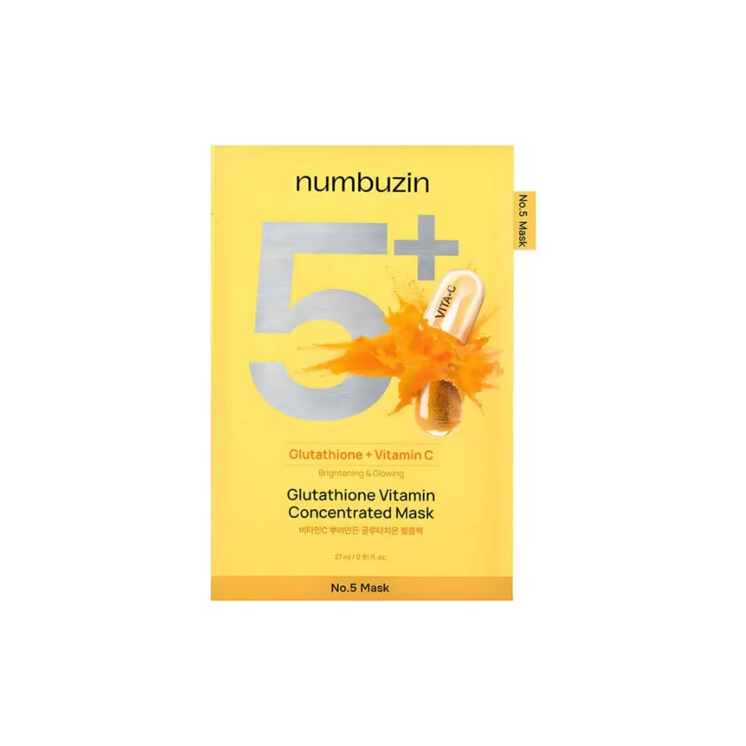 Numbuzin No.5 Glutathione Vitamin Concentrated Mask - Seouléa