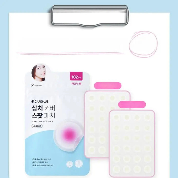 OLIVE YOUNG Care Plus Spot Cover Spot Patch 102 Count OLIVE YOUNG