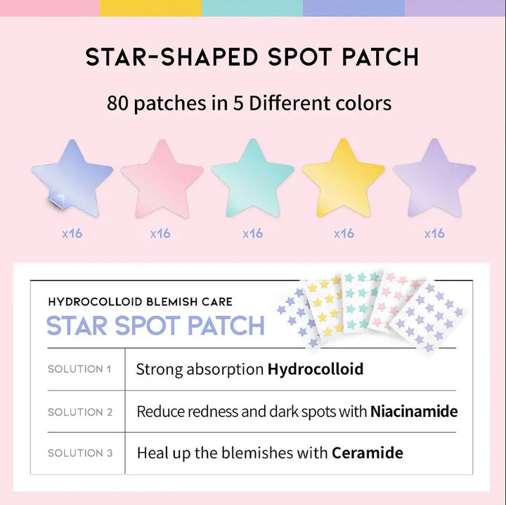 OOTD BEAUTY OOTD Star Spot Patch 80 patches OOTD
