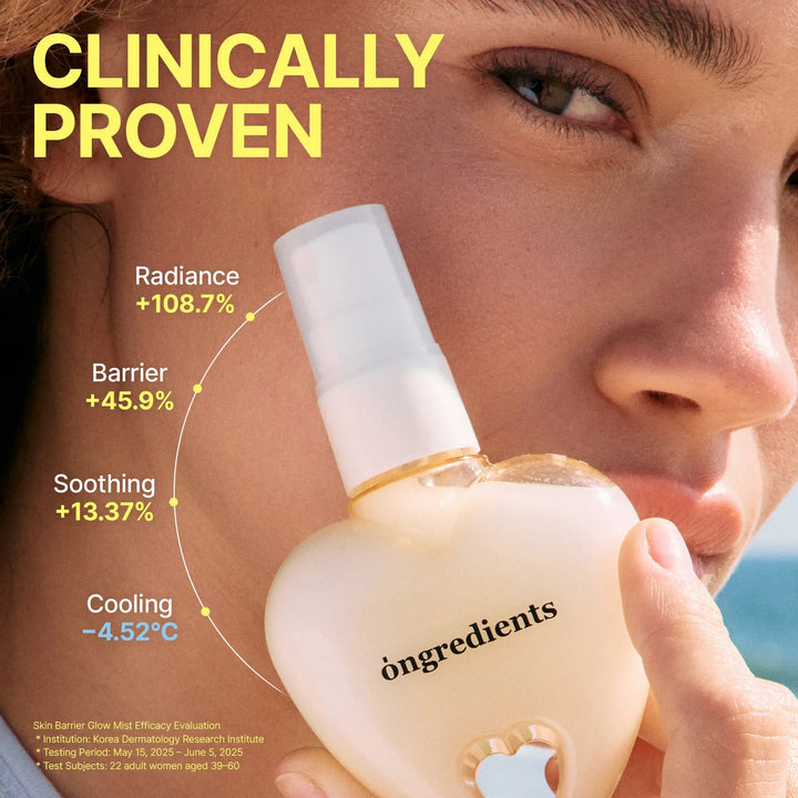 Ongredient Skin Barrier Glow Mist Heart Edition Ongredients