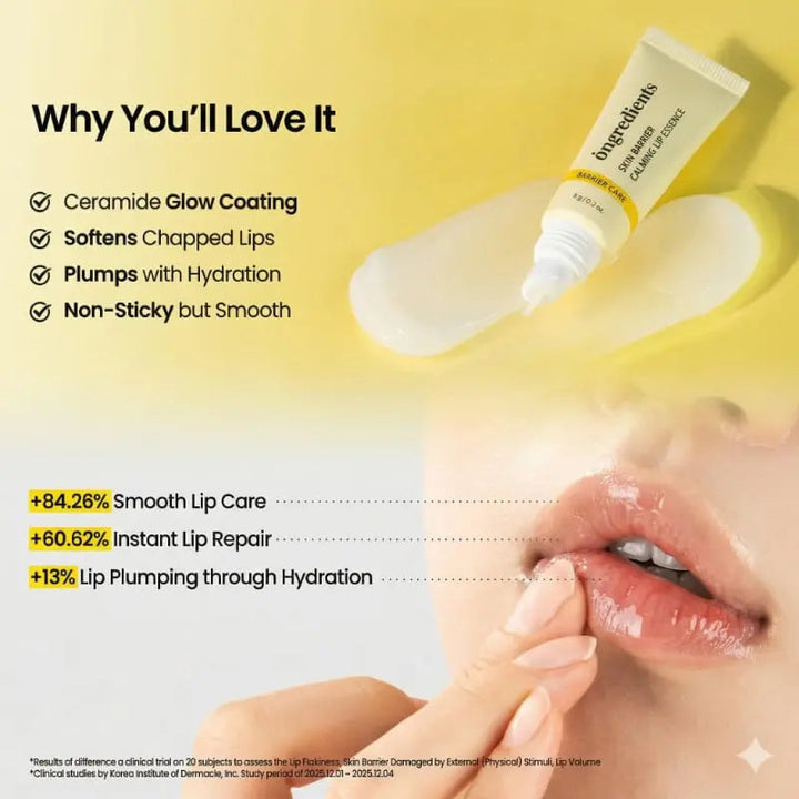 Ongredients Skin Barrier Calming Lip Essence Ongredients