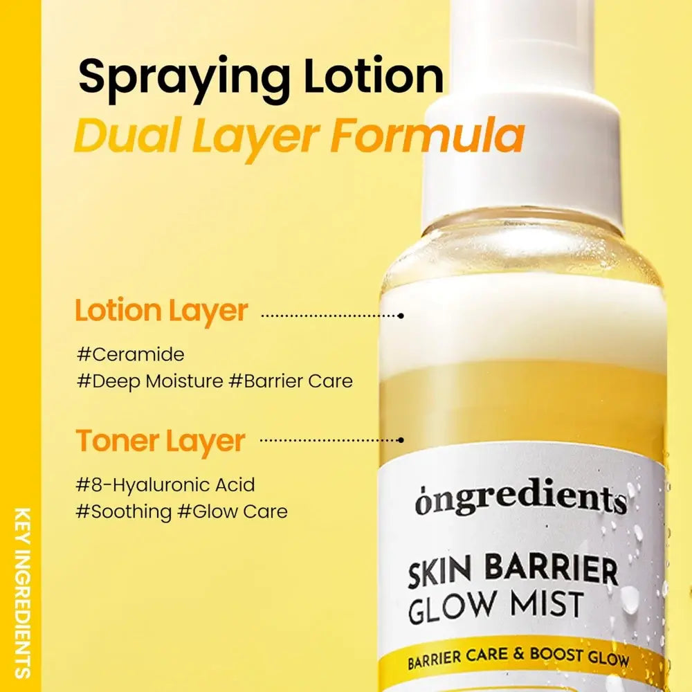Ongredients Skin Barrier Glow Mist 100ml Ongredients
