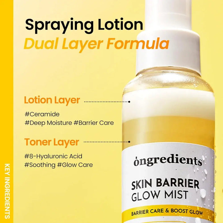 Ongredients Skin Barrier Glow Mist 100ml Ongredients