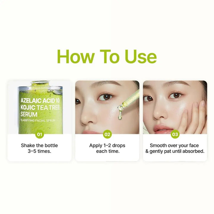 Purito SEOUL Azelaic Acid 10 Kojic Tea Tree Serum Purito
