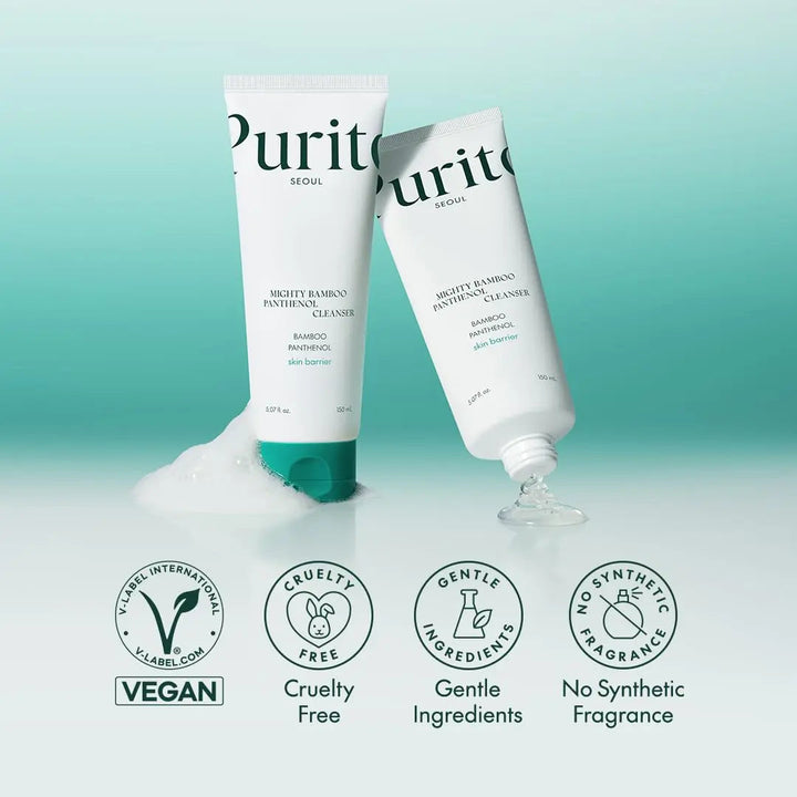 Purito Seoul Mighty Bamboo Panthenol cleanser Purito