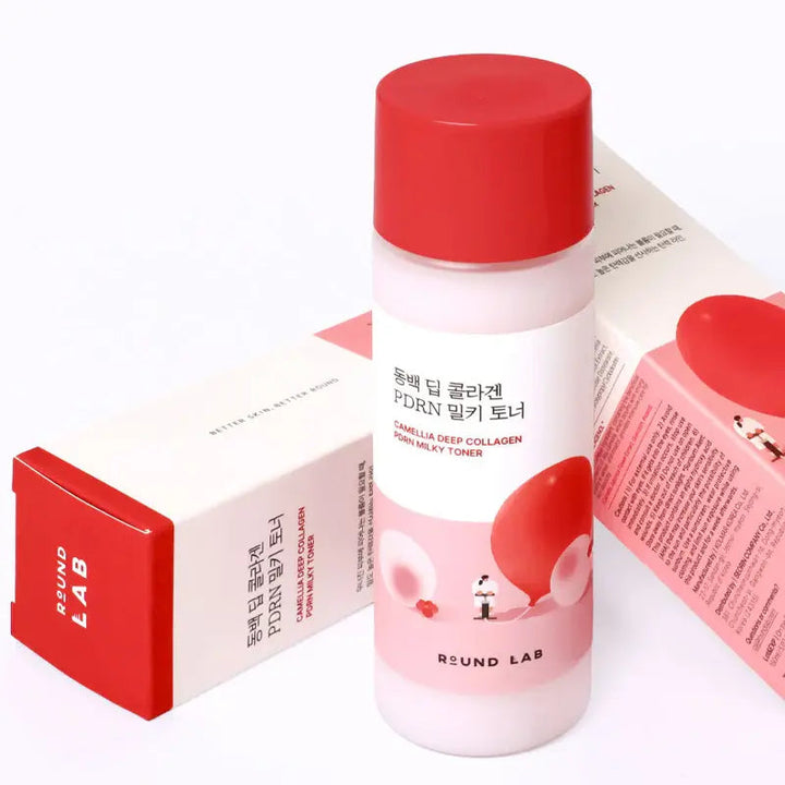 Round Lab Camellia Deep Collagen PDRN Milky Toner 150ml - Seouléa