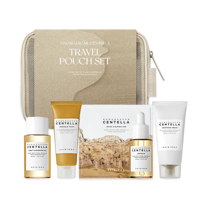 SKIN1004 Madagascar Centella Travel Pouch Set (5-Piece) SKIN1004