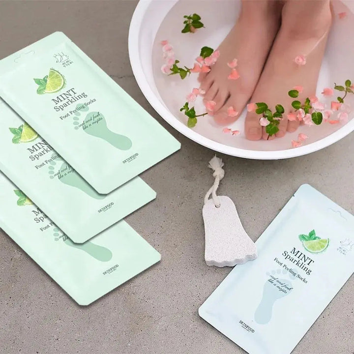 Skinfood Mint Sparkling Foot Care Socks (1 Pair) Skinfood