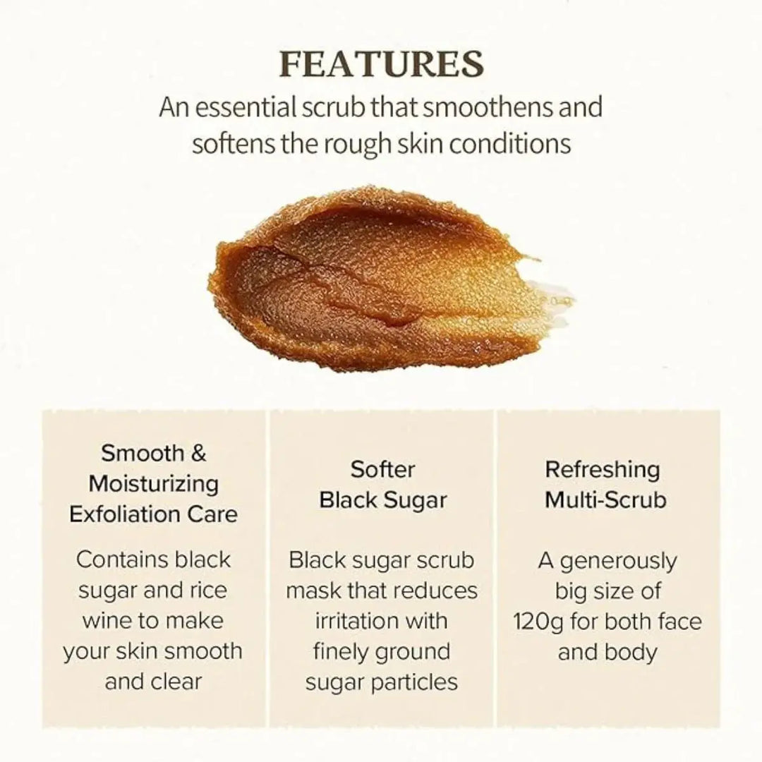 Skinfood Black Sugar Perfect Essential Scrub 2X 210g Skinfood