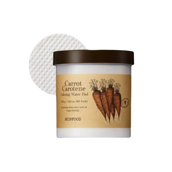Skinfood Carrot Carotene Calming Water Pad  [60 Sheets] Skinfood