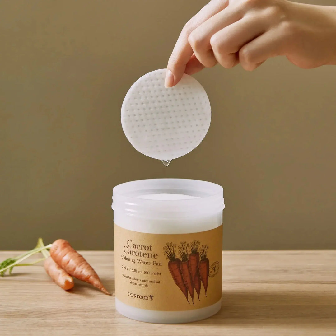 Skinfood Carrot Carotene Calming Water Pad  [60 Sheets] Skinfood