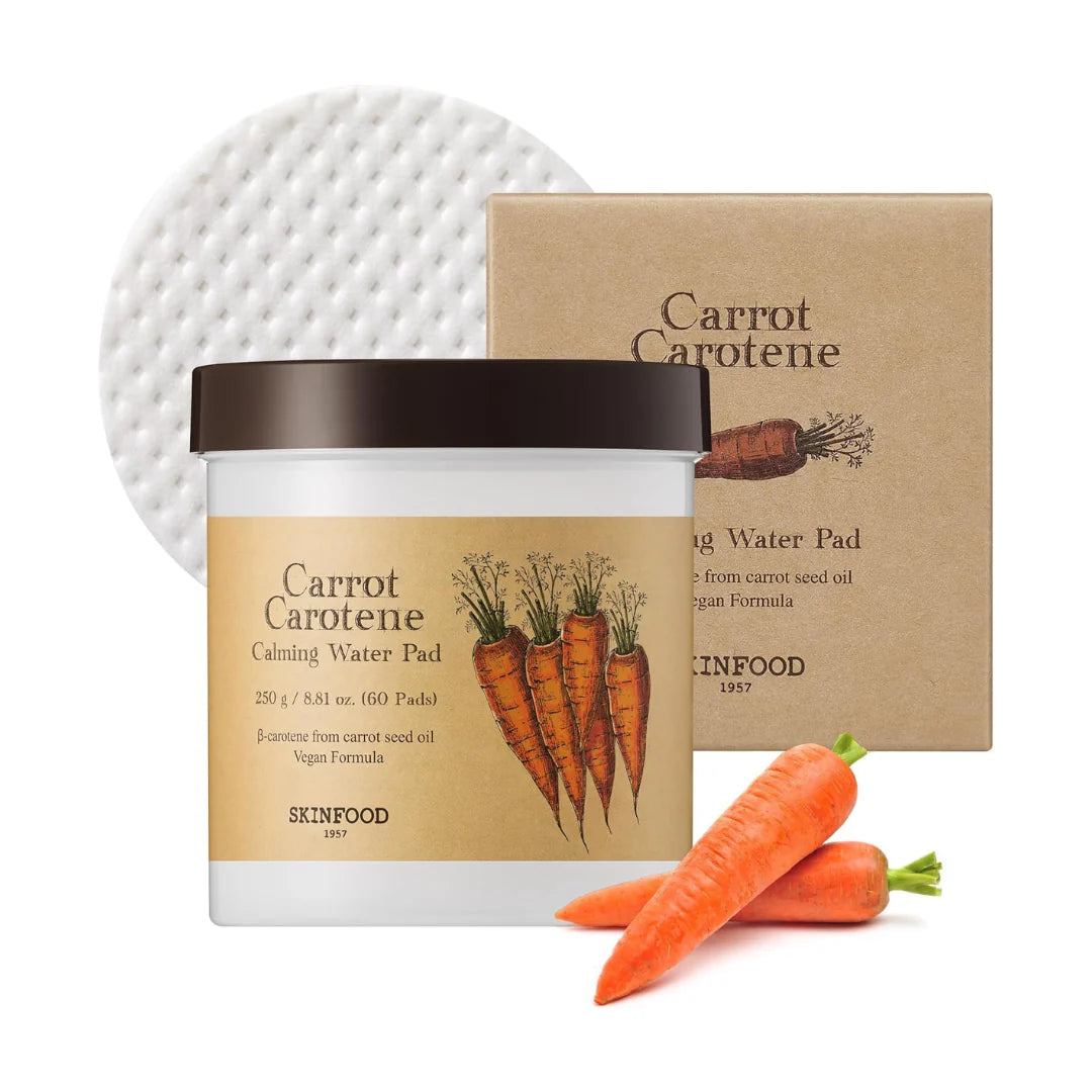 Skinfood Carrot Carotene Calming Water Pad 250g [60 Sheets]