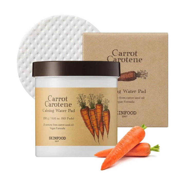 Skinfood Carrot Carotene Calming Water Pad  [60 Sheets] Skinfood
