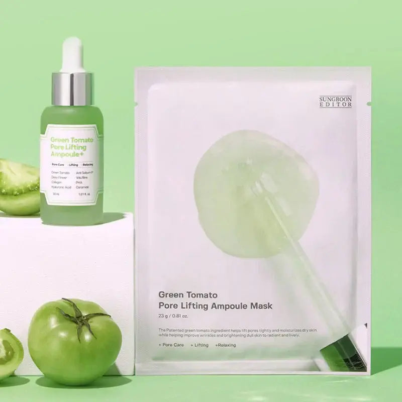 Sungboon Editor Green Tomato Pore Lifting Ampoule Mask Sungboon Editor