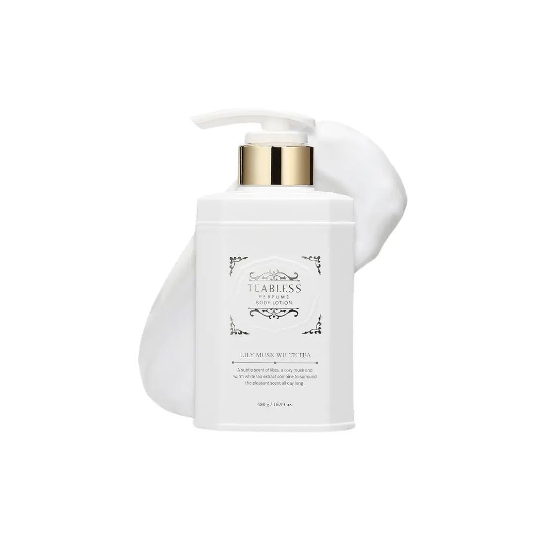 TEABLESS Perfume Body Lotion Lily Musk White Tea TEABLESS