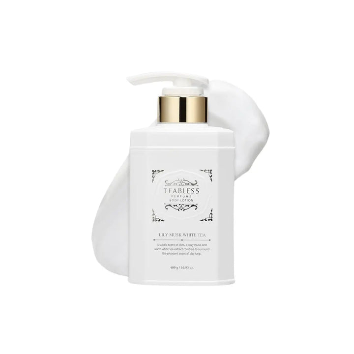TEABLESS Perfume Body Lotion Lily Musk White Tea TEABLESS