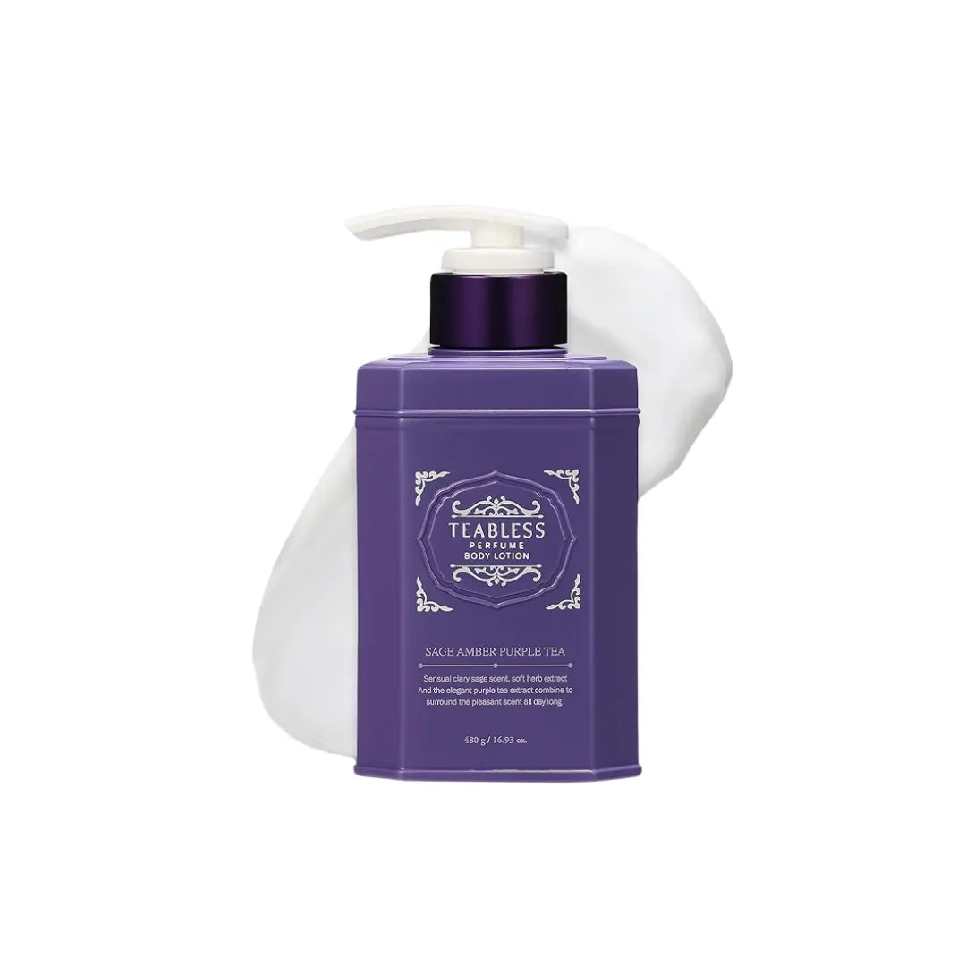 TEABLESS Perfume Body Lotion Sage Amber Purple Tea TEABLESS