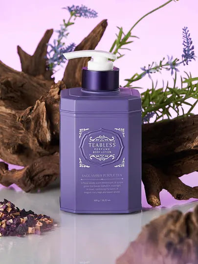 TEABLESS Perfume Body Lotion Sage Amber Purple Tea TEABLESS