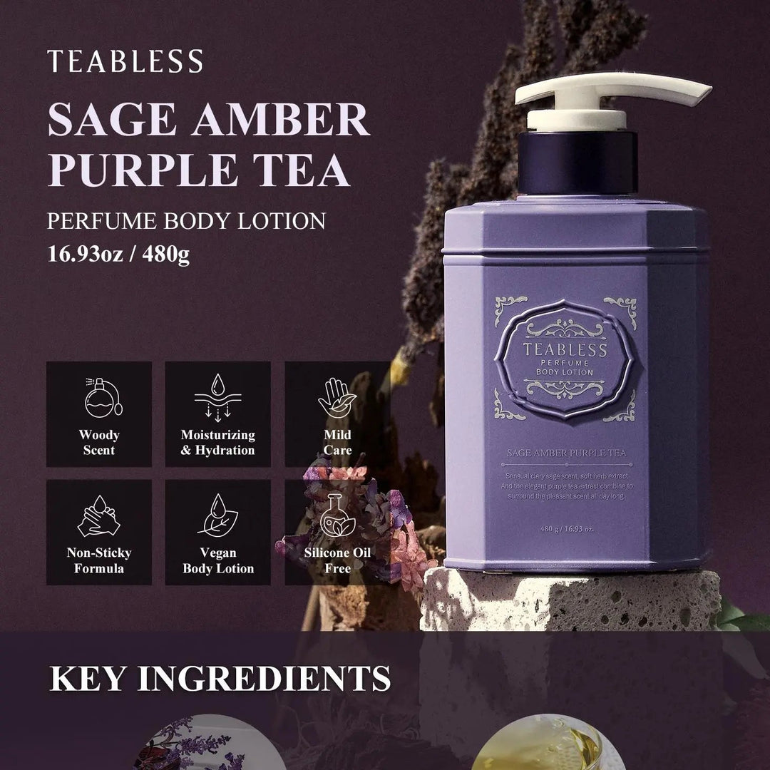 TEABLESS Sage Amber Purple Tea Perfume Body Wash TEABLESS