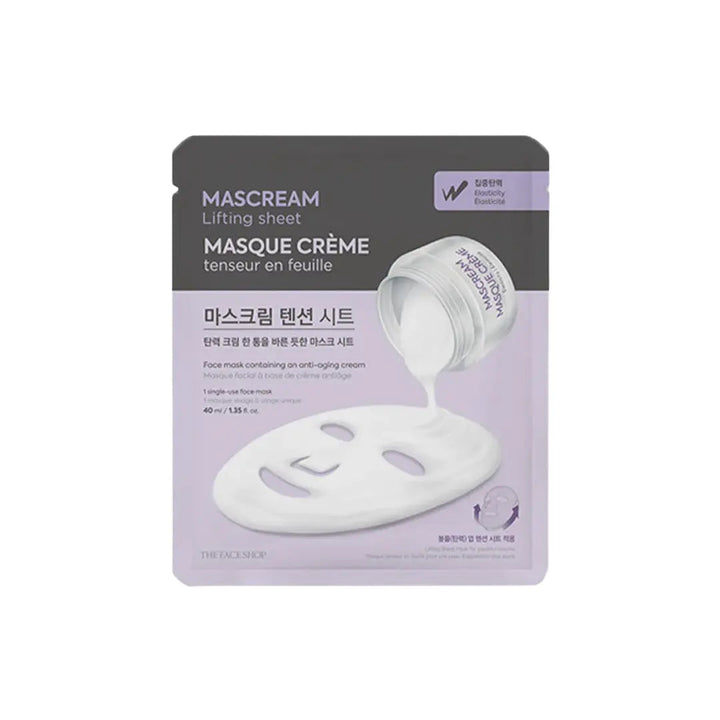 THE FACE SHOP Mascream Lifting Sheet - Seouléa