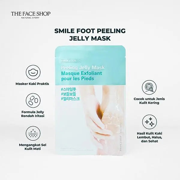 THE FACE SHOP Smile Foot Peeling Jelly Mask The Face Shop