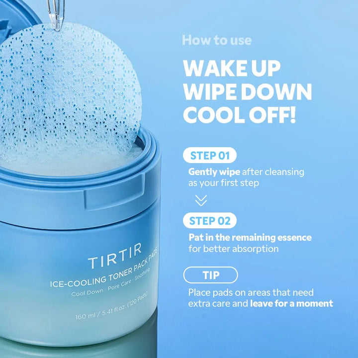 TIRTIR Ice-Cooling Toner Pack Pads TIRTIR
