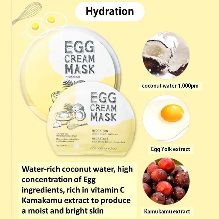 Too cool for school Egg Cream Mask Too cool for school