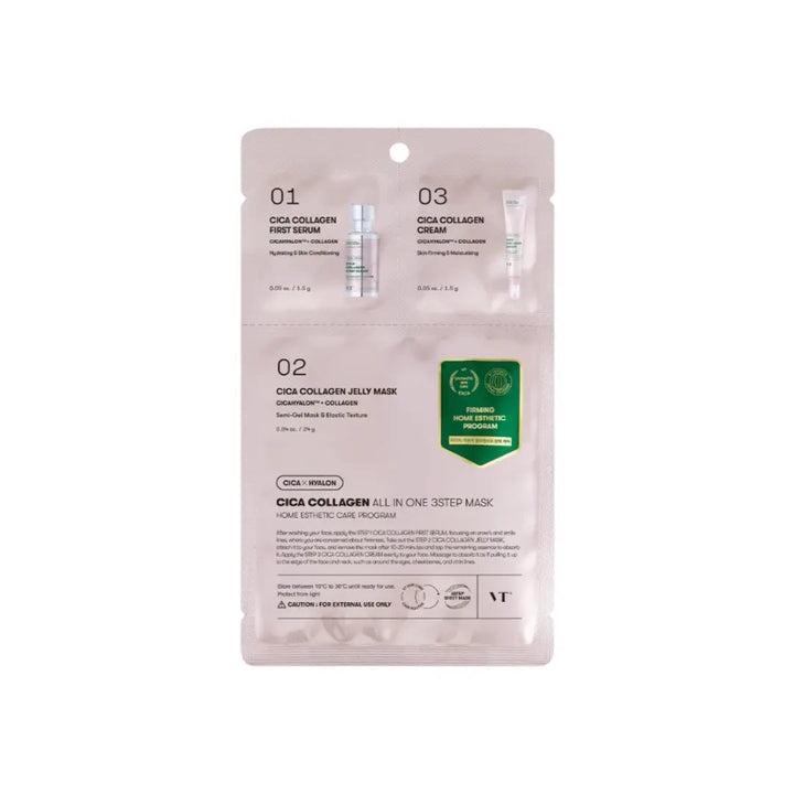 VT CICA COLLAGEN ALL-IN-ONE 3-STEP MASK VT Cosmetics