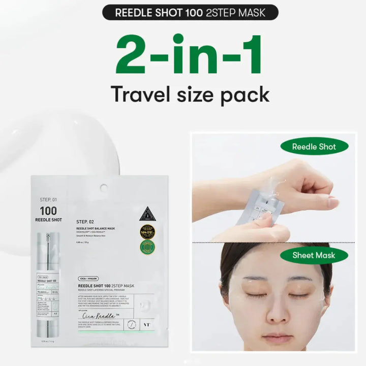 VT Reedle Shot 100 2-Step Sheet Mask (25g) VT Cosmetics