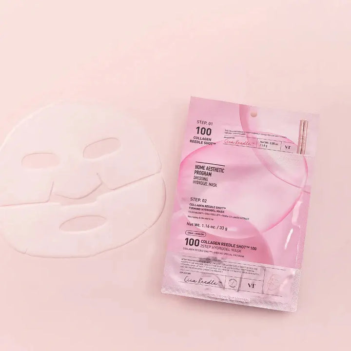 VT Cosmetics Collagen Reedle Shot 100 2-Step Hydrogel Mask (1.5g + 33g) VT Cosmetics