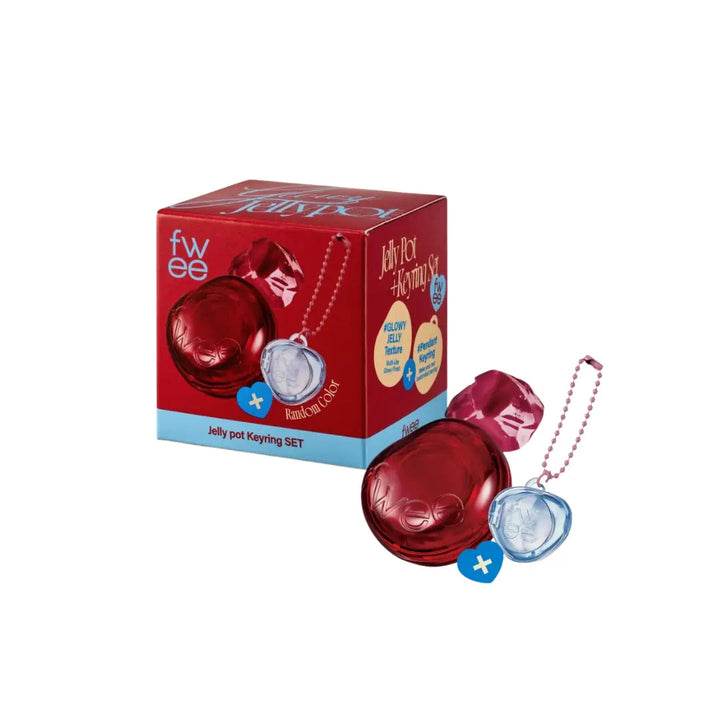 fwee Lip&Cheek Glowy Jelly Pot Keyring Set FWEE